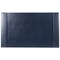 Dacasso Navy Blue Bonded Leather 30" x 18" Desk Pad PR-5003 - alternate 1